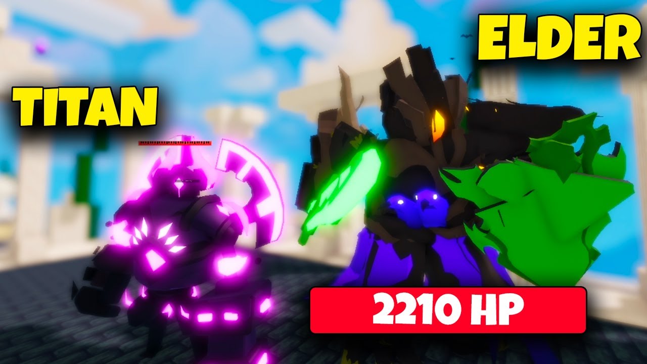 I became bigger than Titan with 2200 HP in Roblox Bedwars