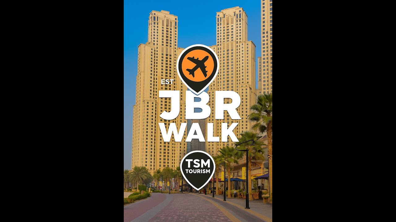 JBR Walk Dubai | Jumeirah Beach Residence & The Walk Tour | Dubai Marina 4K |  TSM786|