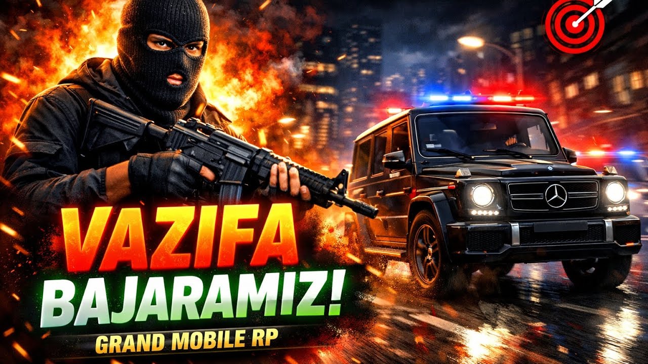 🚀 GRAND MOBILE RP VAZIFA BAJARAMIZ! #1 #game #gta #uzbek #youtube #gta5 #gta5rp