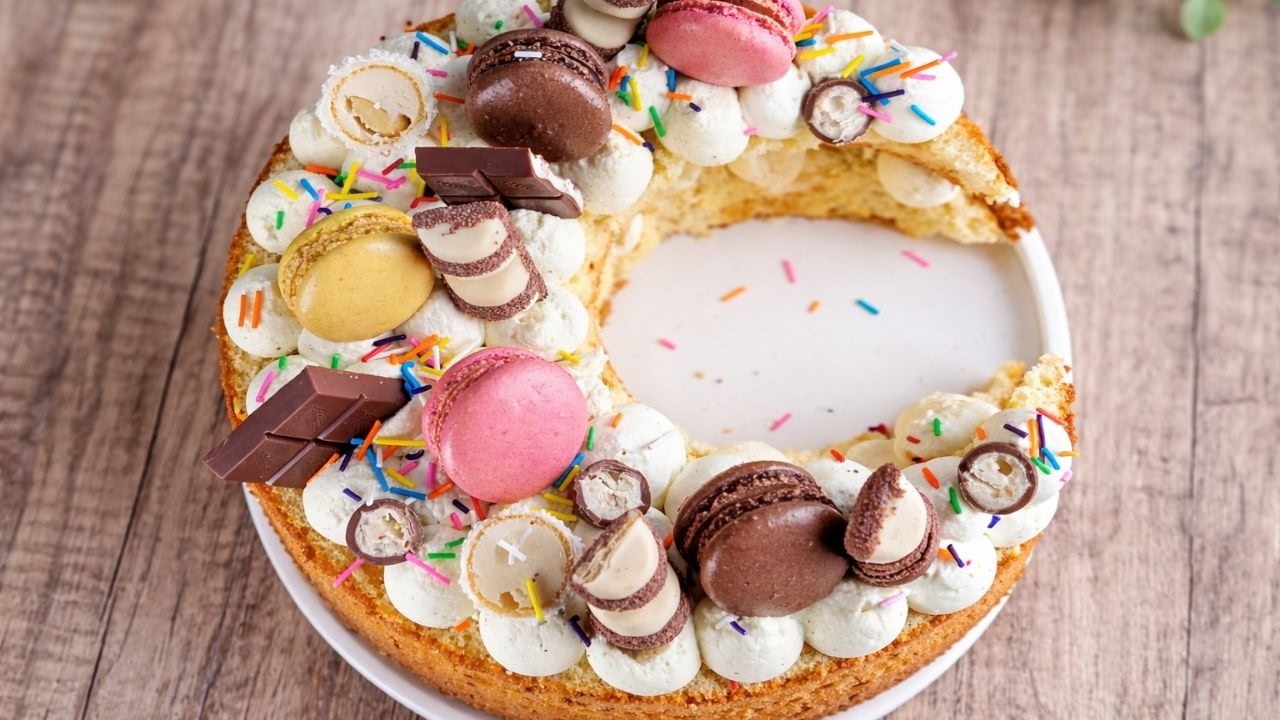 Gâteau Aïd Facile : Recette du Gâteau Croissant à la Ganache Montée
