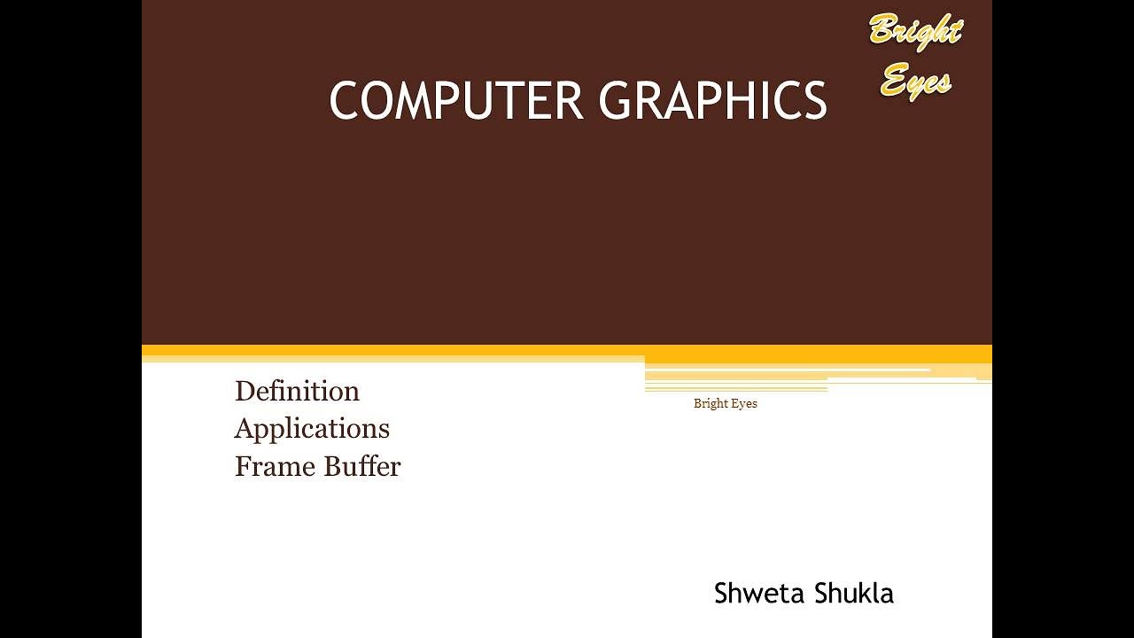 Computer Graphics Introduction and all the Applications