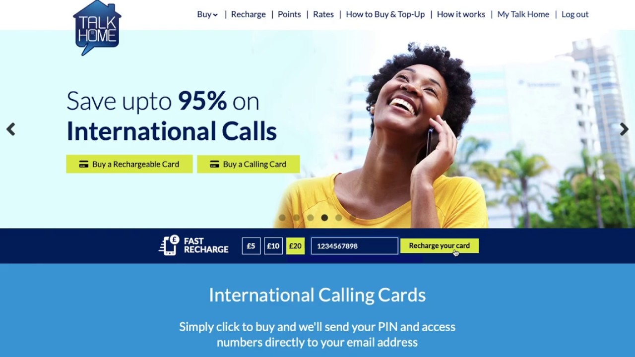 Purchasing Products Online | Talk Home Calling Cards