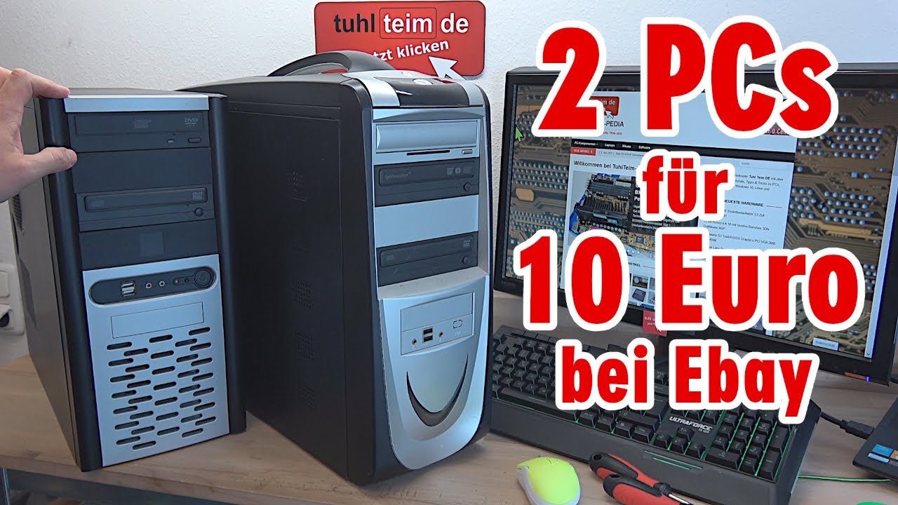 Купил два ПК по 10 евро на Ebay 🙂️👍️ ... ремонт несложный
