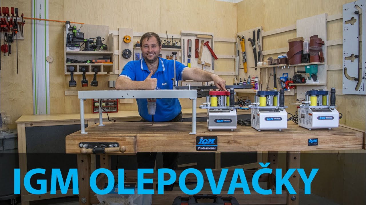 Ruční olepovačky hran IGM | IGM nástroje a stroje