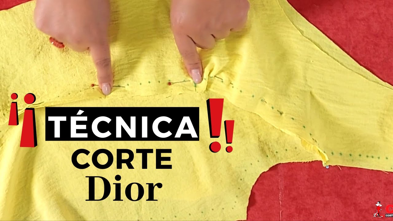✅Cómo unir costadillo a la sisa CORTE DIOR 👗