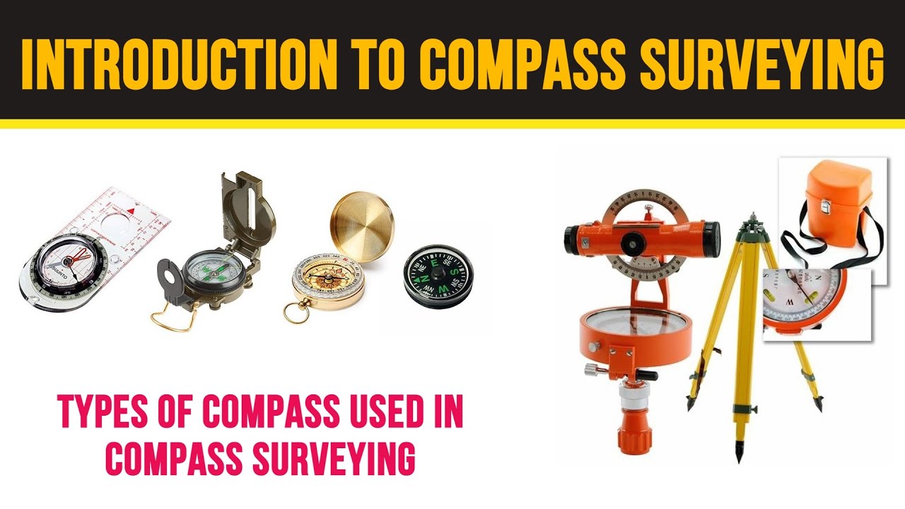 Introduction to Compass Surveying | Types of Compass [HINDI]