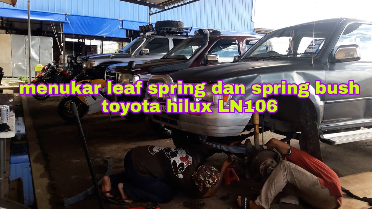MENUKAR LEAF SPRING HEAVY DUTY TOYOTA HILUX LN106