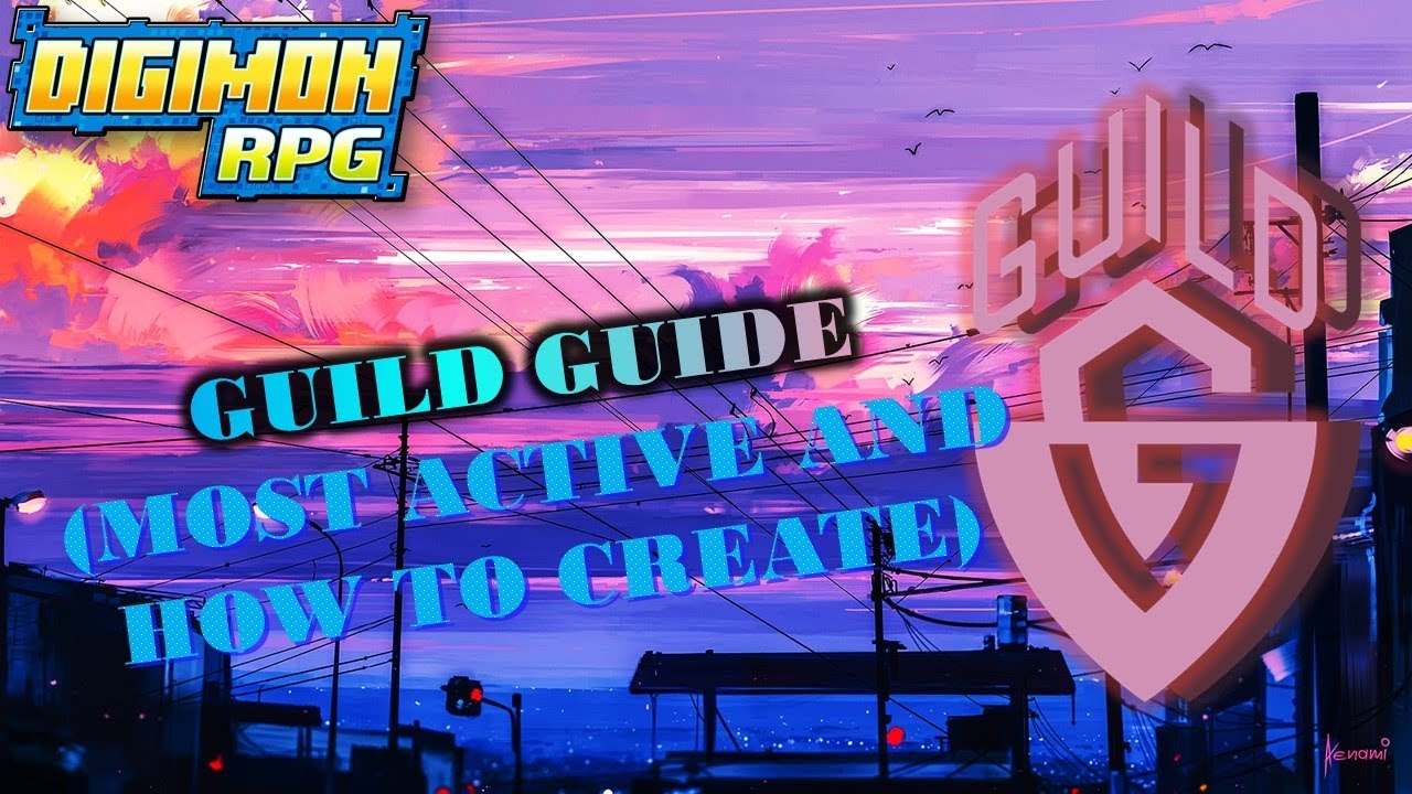 Digimon RPG Online - Guild Guide (Most Active and How to Create) (ENG SUB)