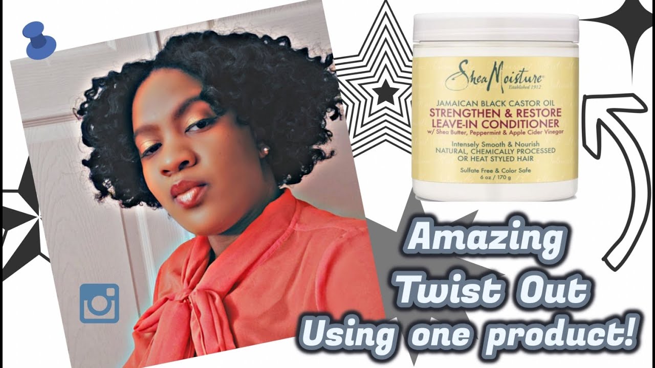 Shea Moisture JBCO Leave-In Conditioner Twist-Out