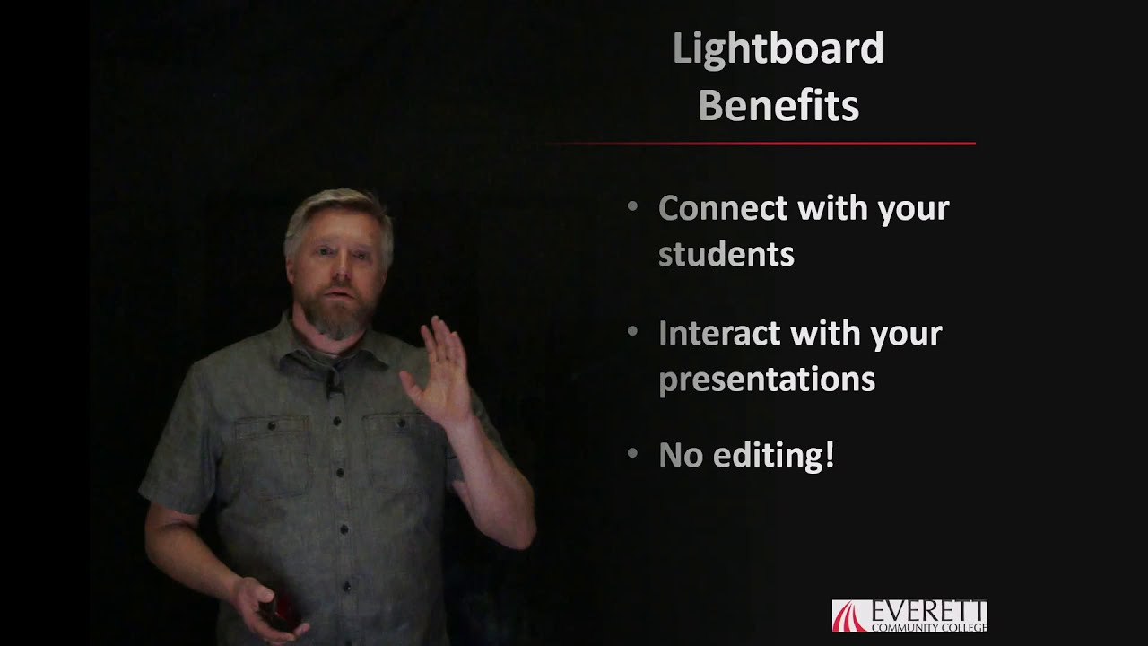 LightBoard setup  - using presentations