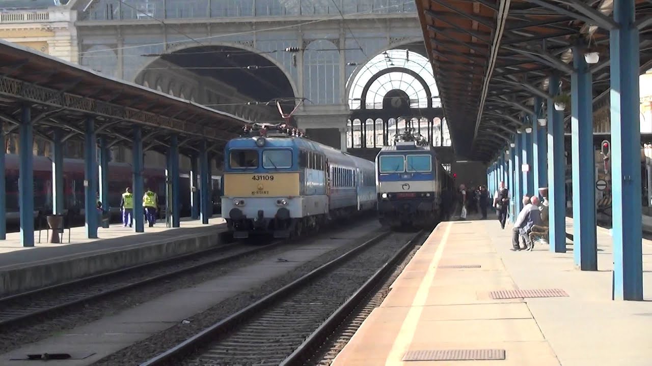 Budapest Keleti: EuroCity Avala to Belgrade / ЕвроЦити Авала на главни станици Београд