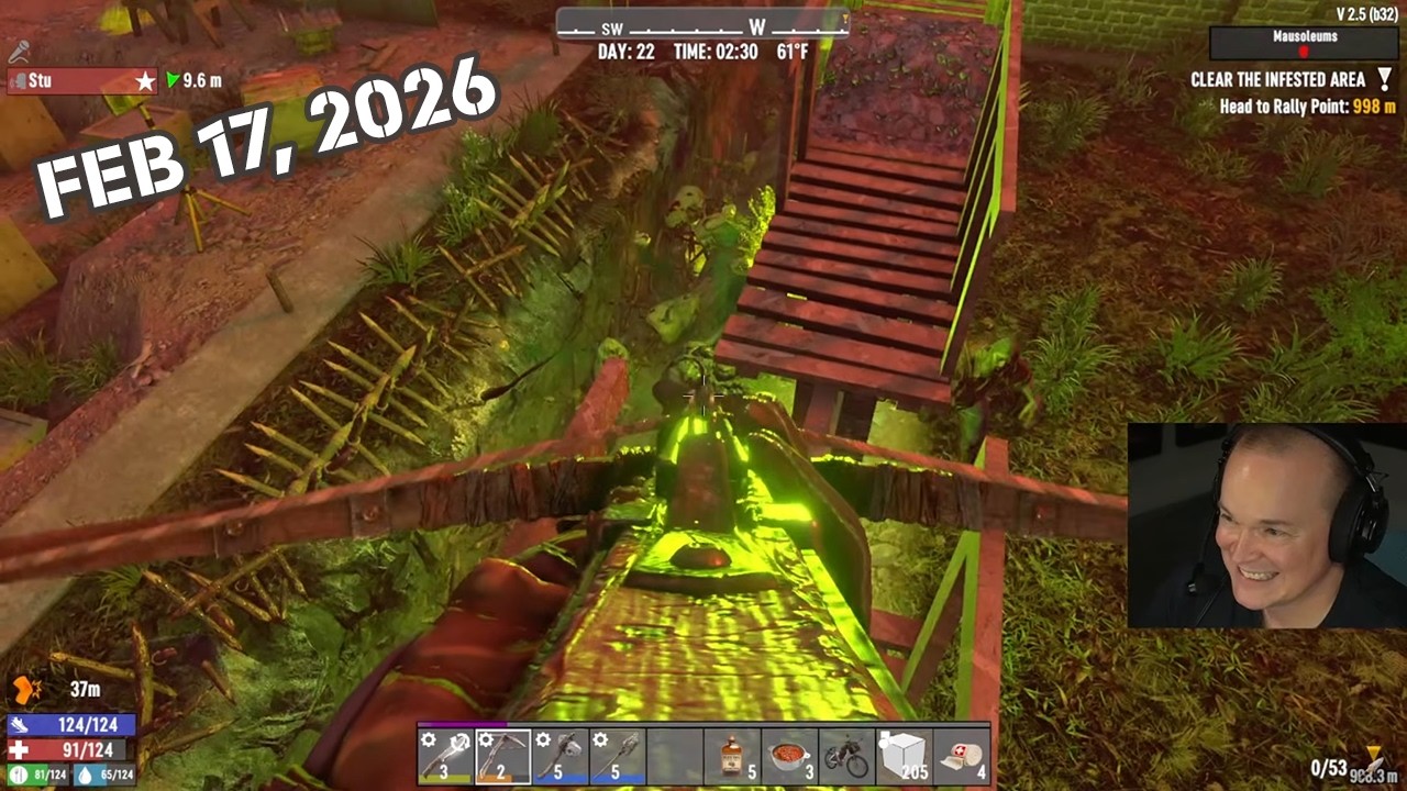 Neville the Knife & the Stuttering Studmuffin! (Iron Man Mode Attempt #4) (feat. Stu)(7 Days to Die)