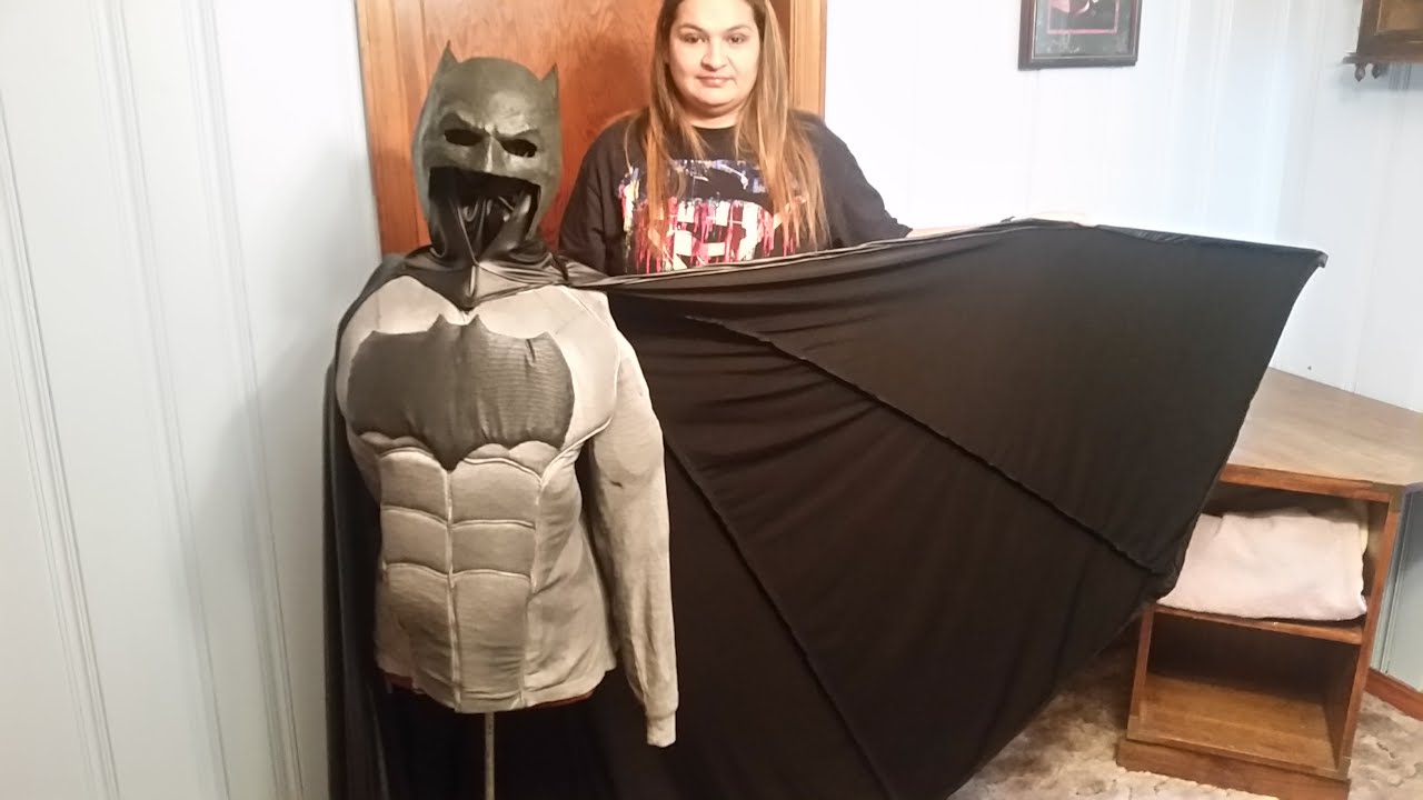 DIY Batman V Superman Costume part 8: Making the Cape.