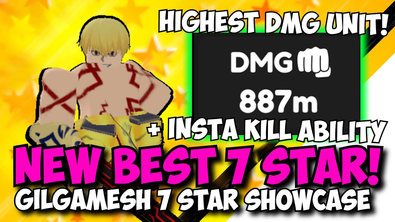 New Gilgamesh 7 Star Has HIGHEST DAMAGE EVER + OP INSTA KILL ABILITY | Heavenly Duo Showcase