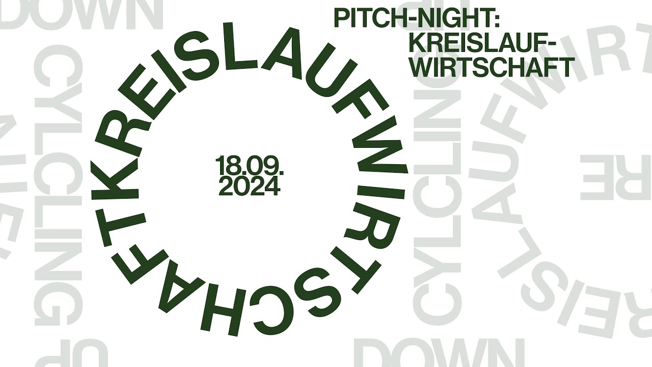 Pitch-Night: Kreislaufwirtschaft