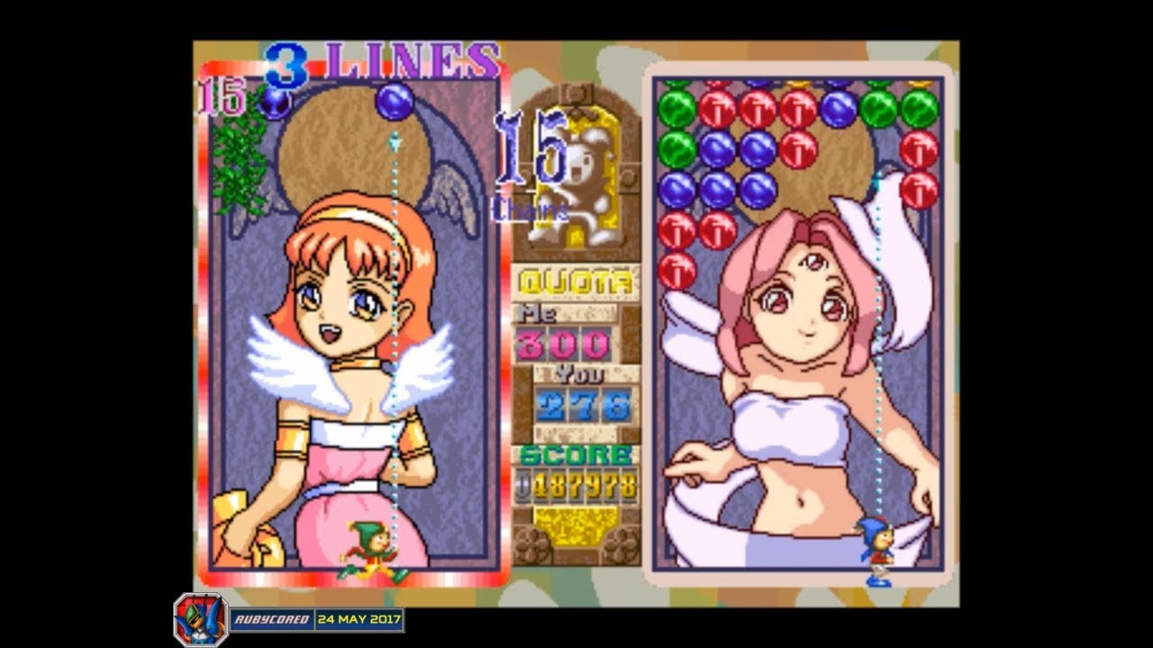 Magical Drop 3/III (2000, PlayStation) - 15 of 37: Temperance / XIV. テンペランス [1080p50]