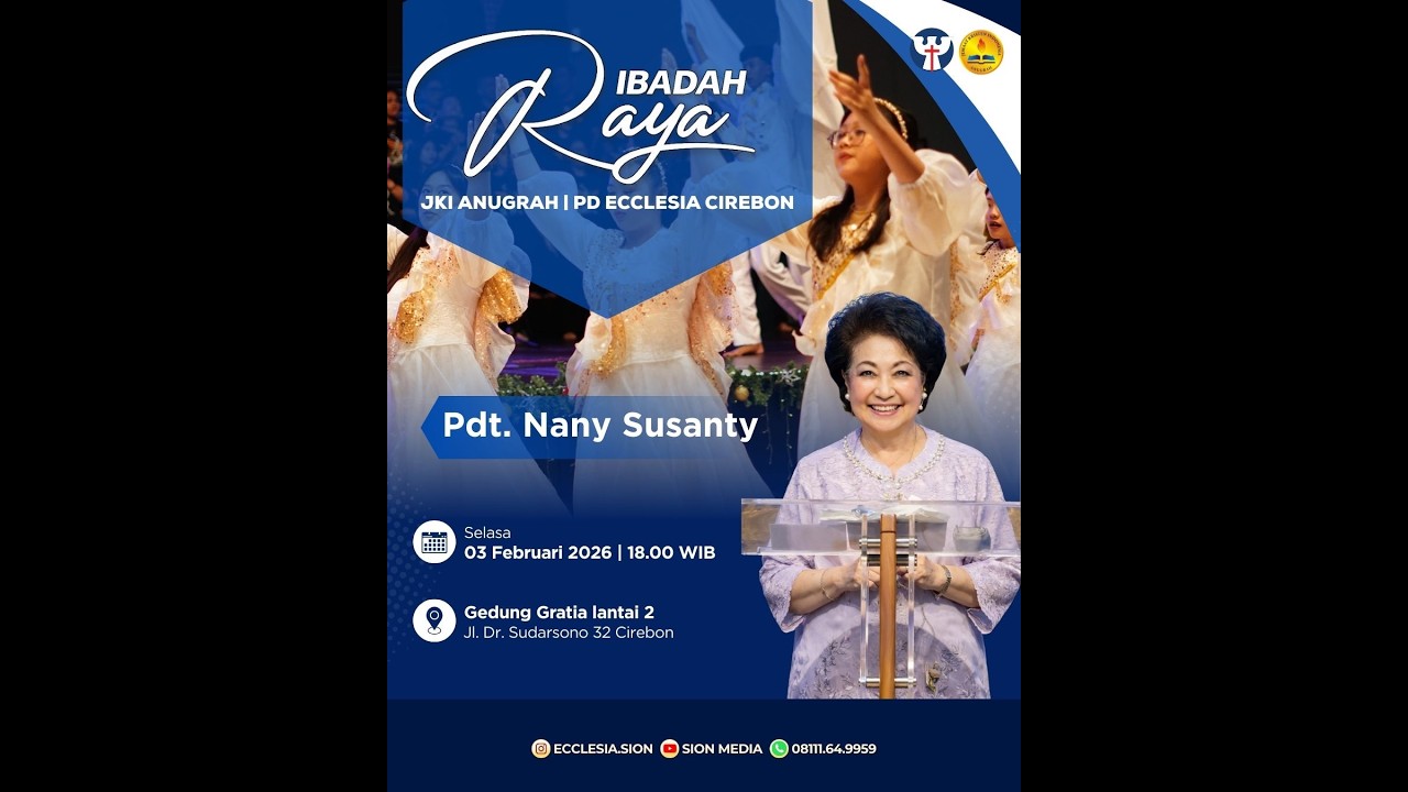 IBADAH PD ECCLESIA CIREBON | Selasa, 03 Februari 2026