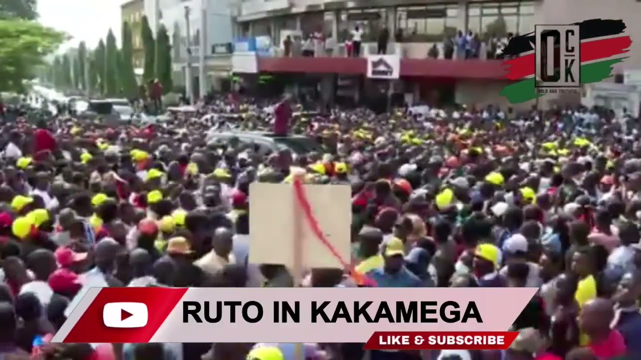 🔥🔥РУТО ЗАКРЫВАЕТ KAKAMEGA EQUITY, ВЫСТУПАЯ ПЕРЕД ГИГАНТСКОЙ ТОЛПОЙ