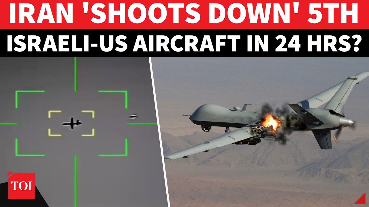 Iranian Air Defences SHOOT DOWN 5th Israeli-US Aircraft Over Iran's Isfahan? Big Reveal By IRGC