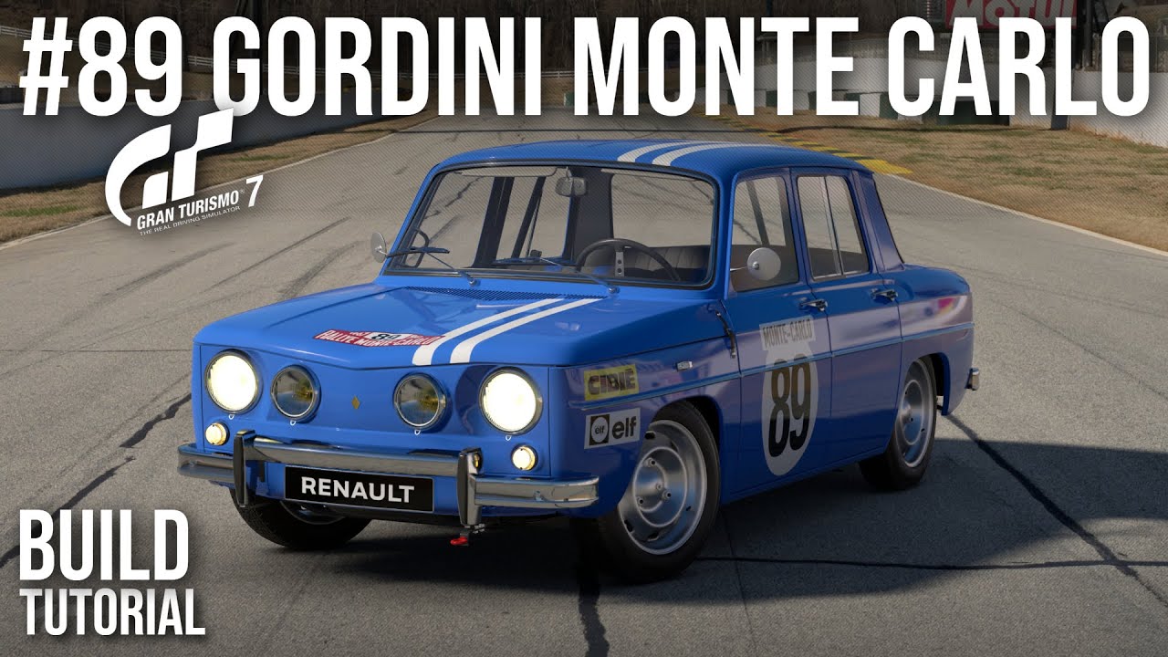 Gran Turismo 7 | #89 Renault Gordini Monte Carlo Build Tutorial | Special Projects