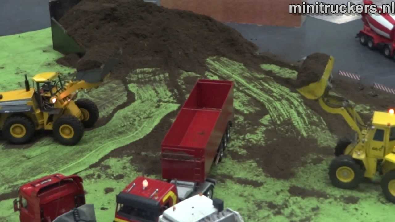 minitruckers.nl - model RC - Earth moving equipment and other trucks - modellenbeurs amsterdam