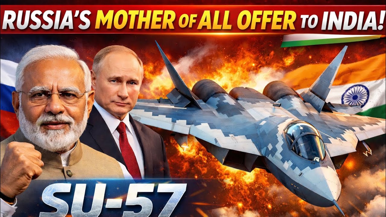 Предложение России Индии по истребителям Су-57 может изменить баланс сил в воздушном пространстве...