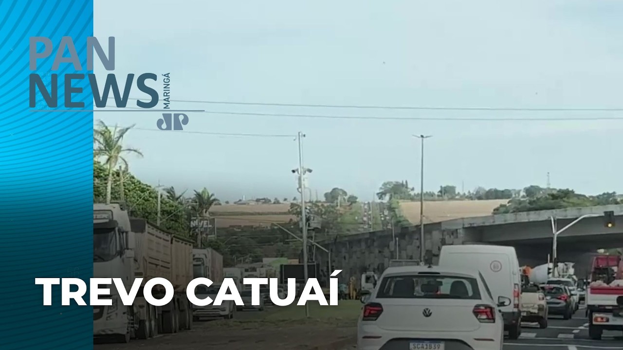 Motoristas sofrem com engarrafamentos em um dia após inauguração de obras na BR-376