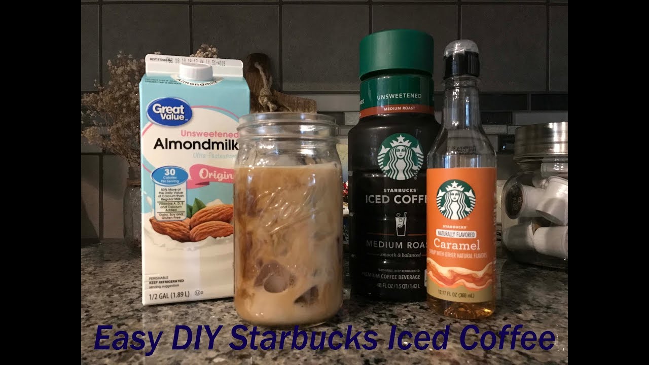 DIY At Home Low Calorie Starbucks Iced Coffee...less than 100 calories