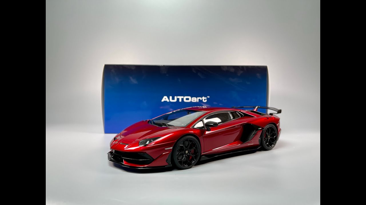 AUTOART Lamborghini Aventador SVJ Rosso Efesto