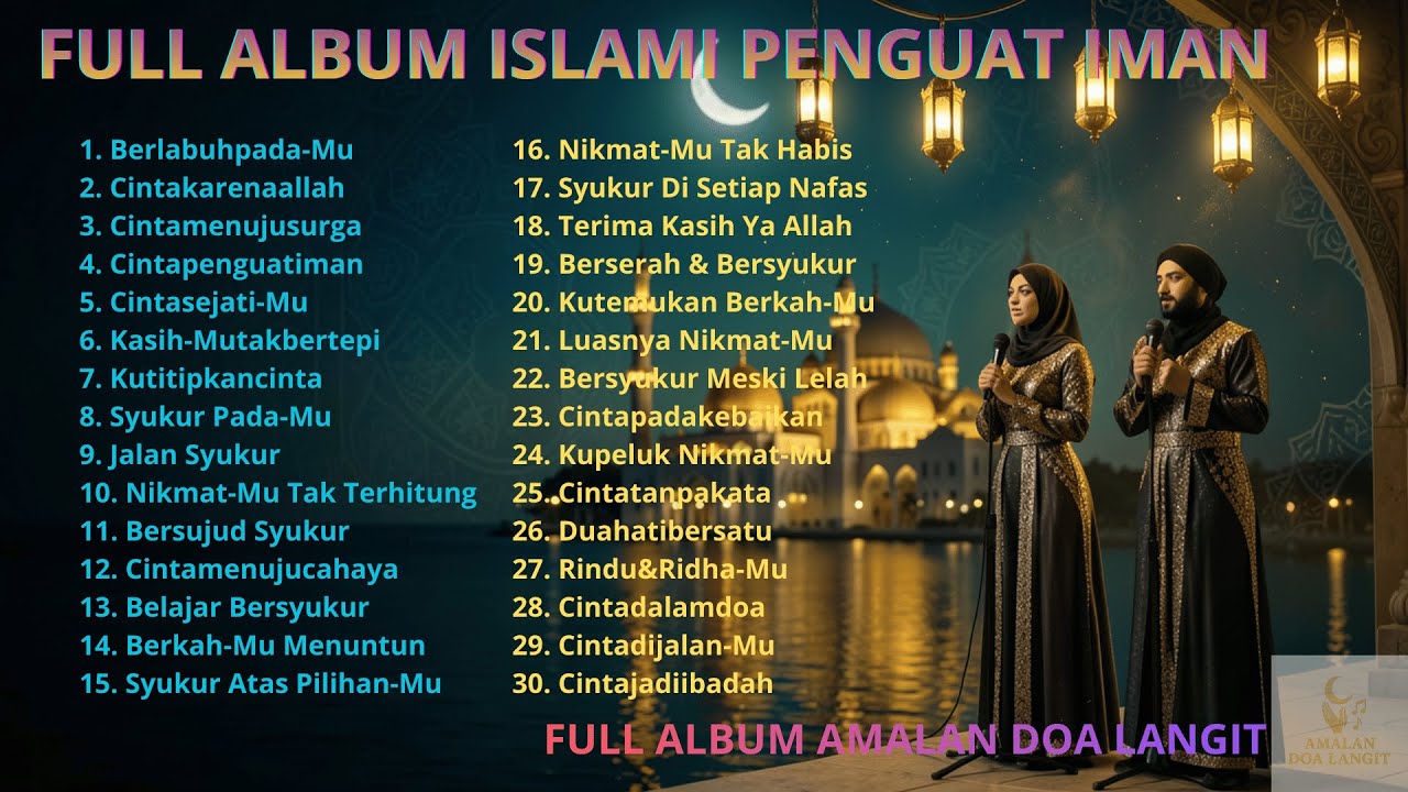 Full Album Lagu Islami Pilihan 🌙 Lagu Religi Islami dengan Nuansa Tenang