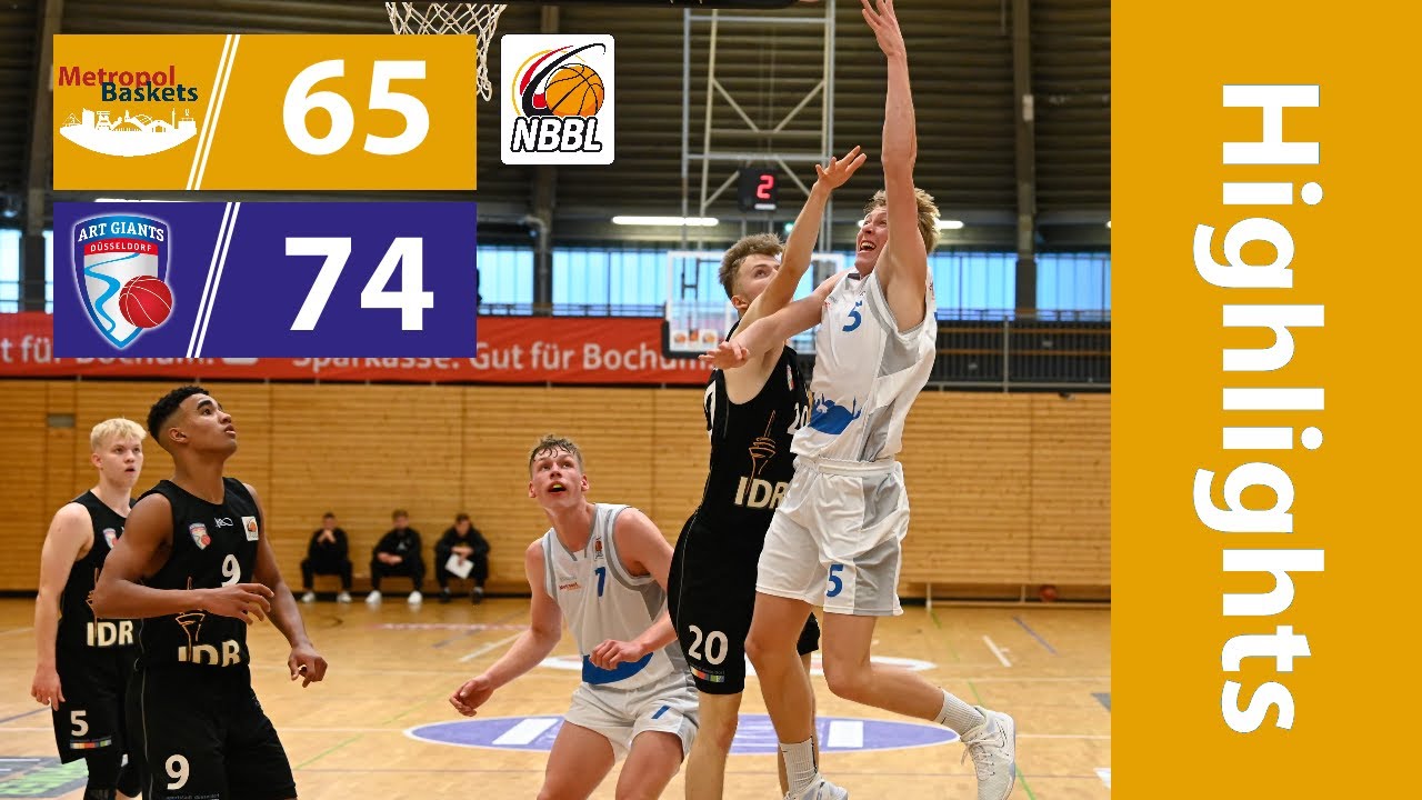 NBBL Highlights / Metropol Baskets vs. Giants D&uuml;sseldorf (65:74)