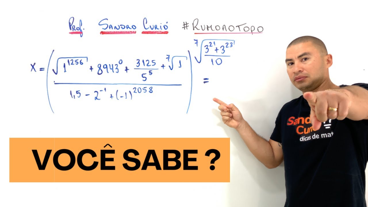 DESAFIO DE POTENCIA&Ccedil;&Atilde;O | VOC&Ecirc; CONSEGUE ?