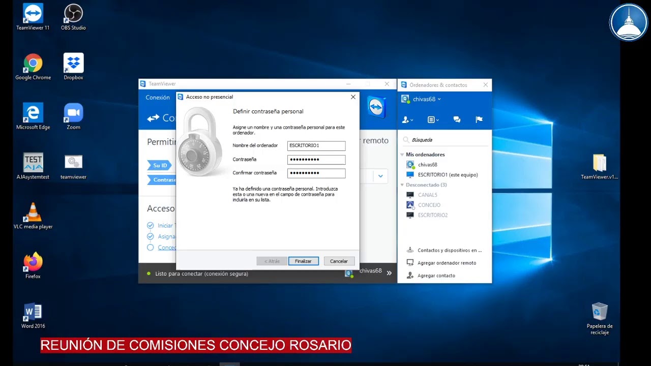 Reuni&oacute;n de Comisiones Concejo Rosario