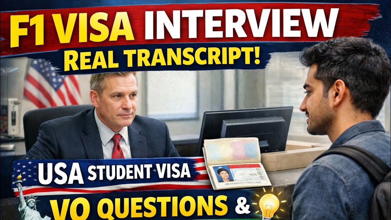 F1 Visa Interview 2026: Actual VO Conversation + Detailed Breakdown
