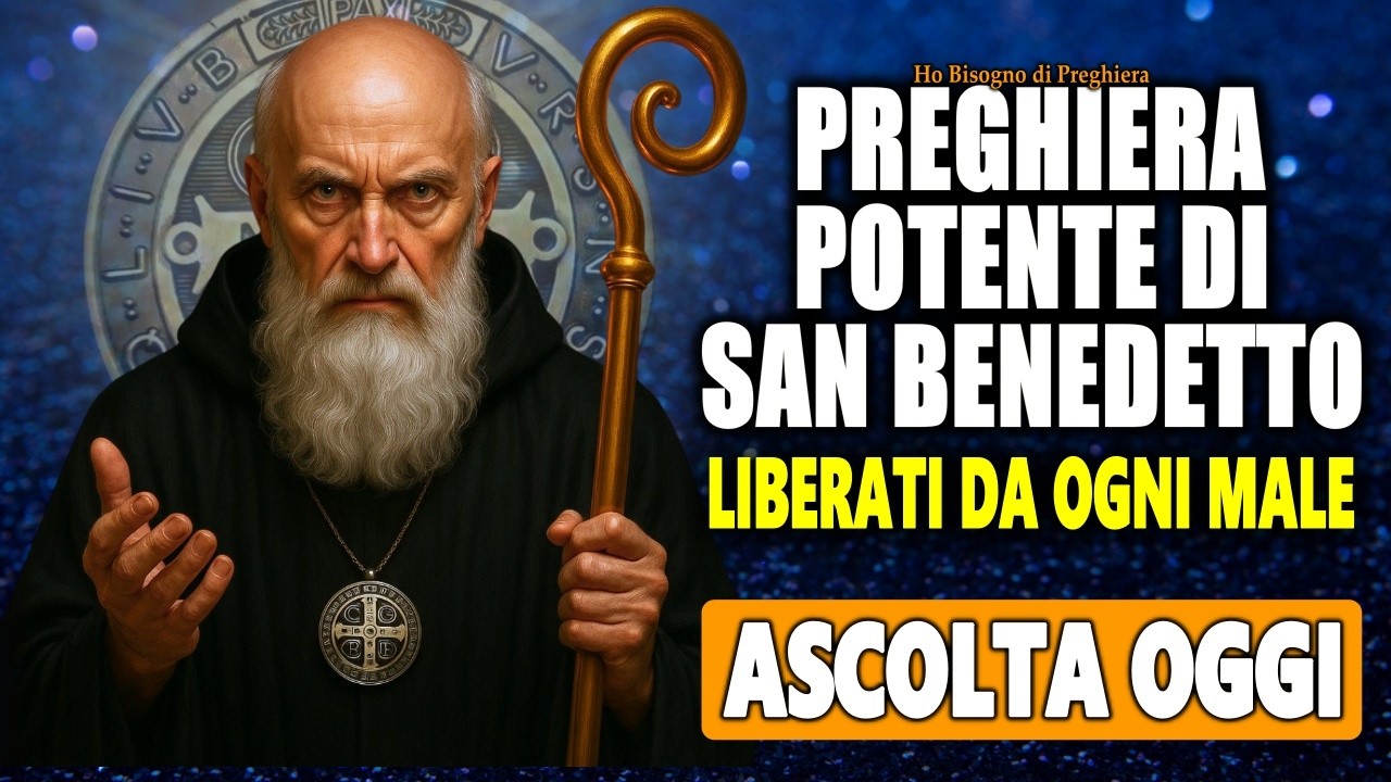 🛑 SPEZZA OGNI MALEDIZIONE: La Potente Supplica a San Benedetto 🔥
