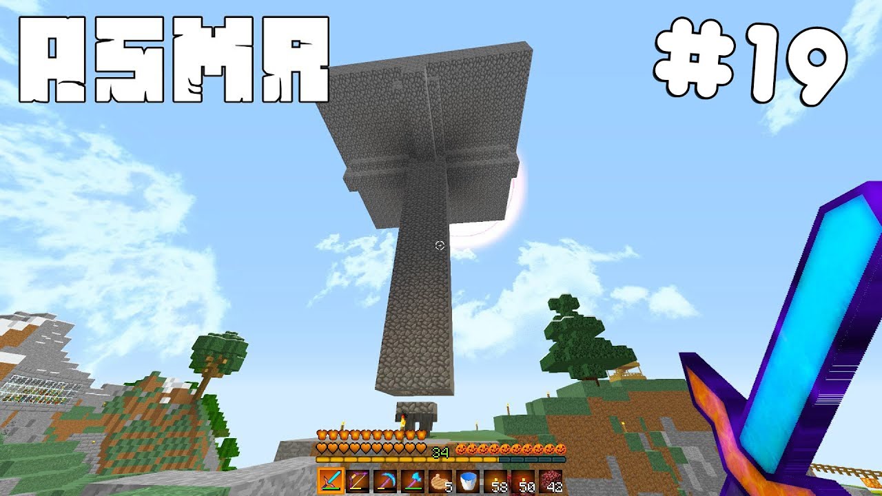 Minecraft ASMR #19 - Building a Mob Farm! | ⌨️ Keyboard + Mouse Sounds