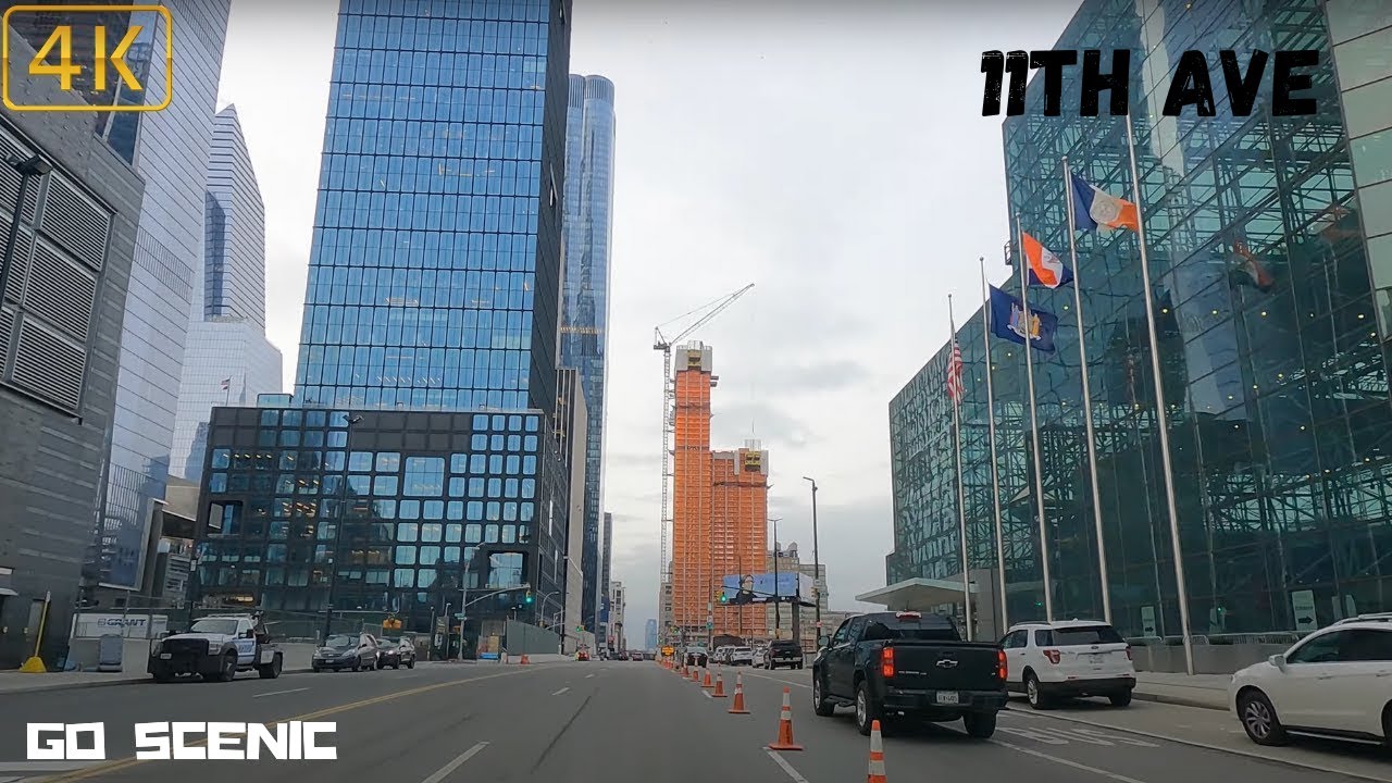 11th Ave Manhattan NY Driving Tour | NYC 4K | GO SCENIC