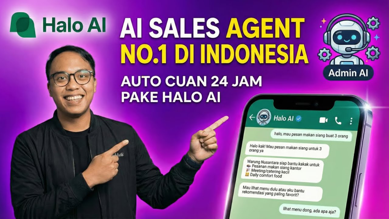 Tutorial Halo AI: Ubah WhatsApp Jadi Mesin Penjualan Otomatis Tanpa Admin Ribet