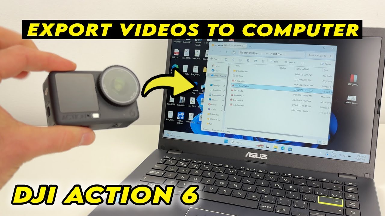 DJI Osmo Action 6: как перенести видео на компьютер ПК и Mac