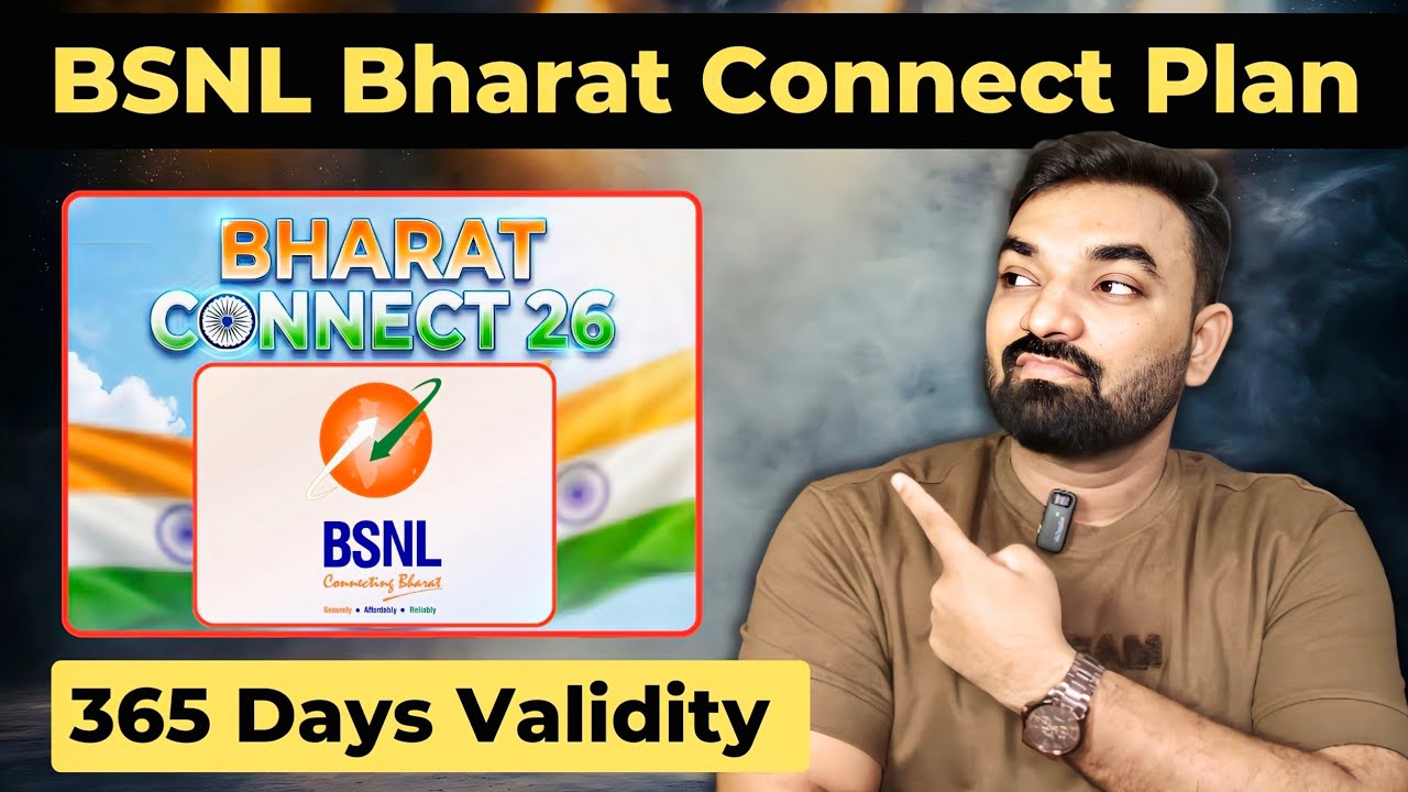 BSNL Bharat Connect Plan :- 365 Days Validity Plan #telecomnews #bsnl #bsnlrechargeplans #bsnl4g