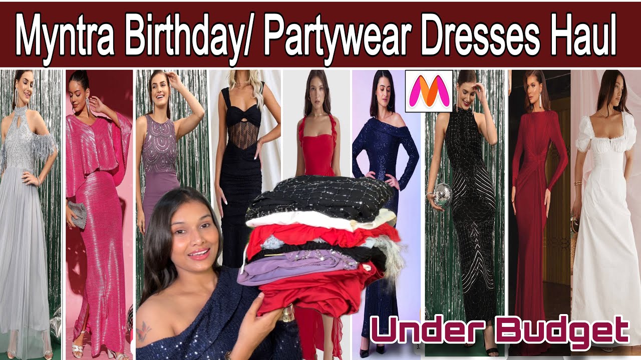 Myntra 10 Birthday / Party Dresses Haul 🥳| @Seema maurya