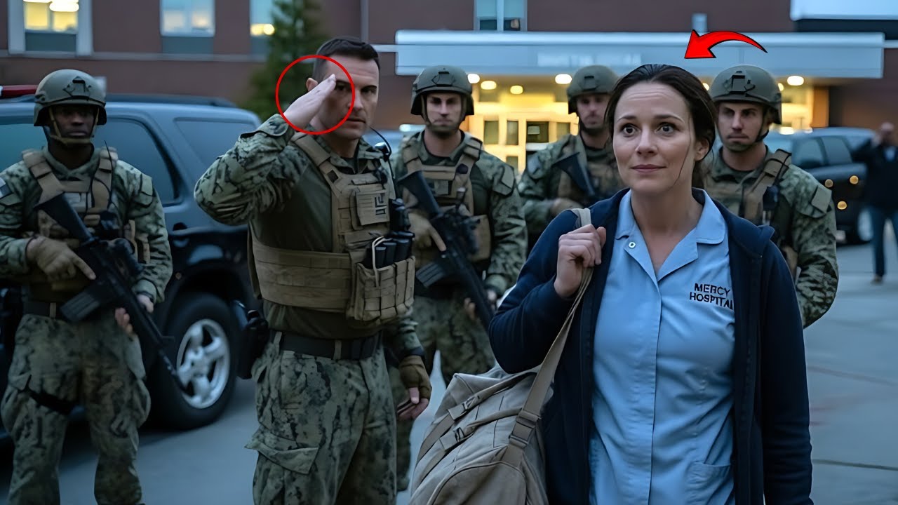 She Ended Her Shift — Then Navy SEALs Walked In and Saluted Her as “Ma’am”