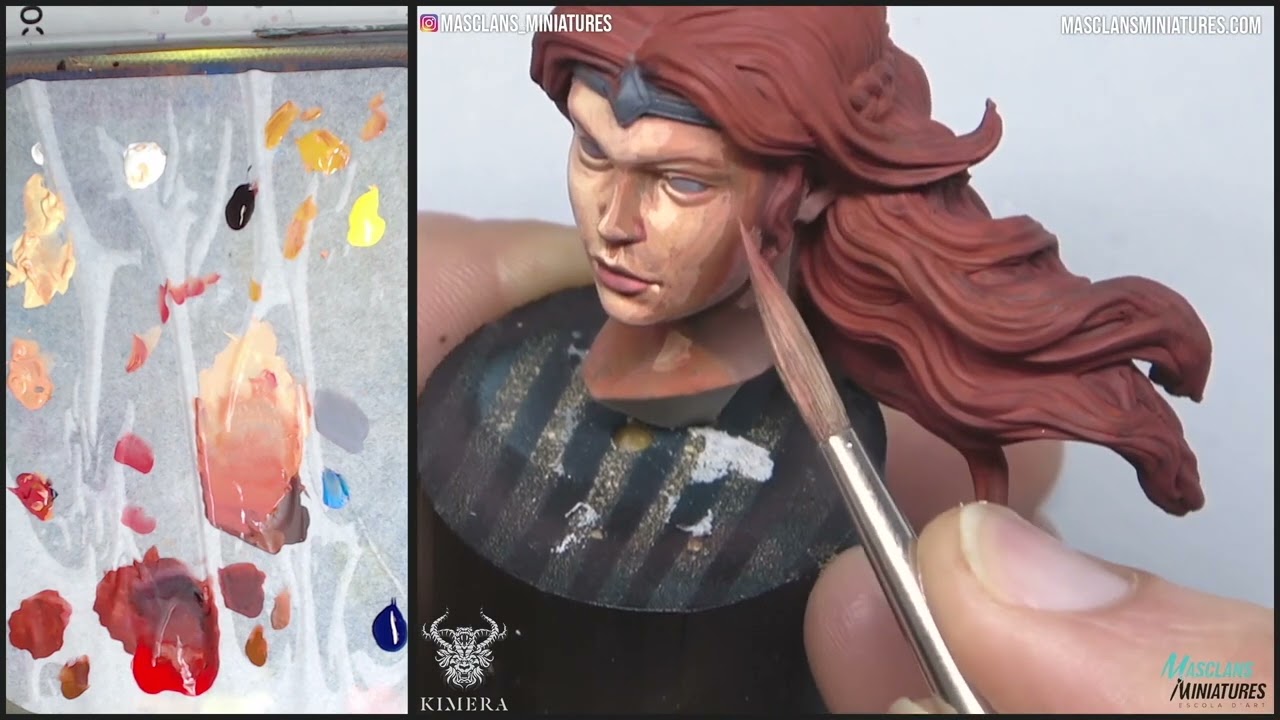 The SECRETS on how to PAINT A BEAUTIFUL FACE - Marc Masclans