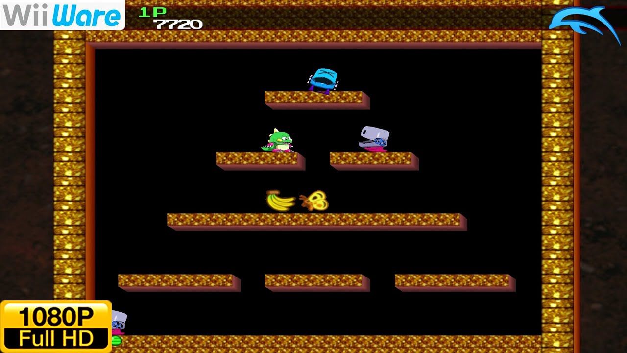 Bubble Bobble Plus! - WiiWare Wii Gameplay 1080p (Dolphin GC/Wii Emulator)