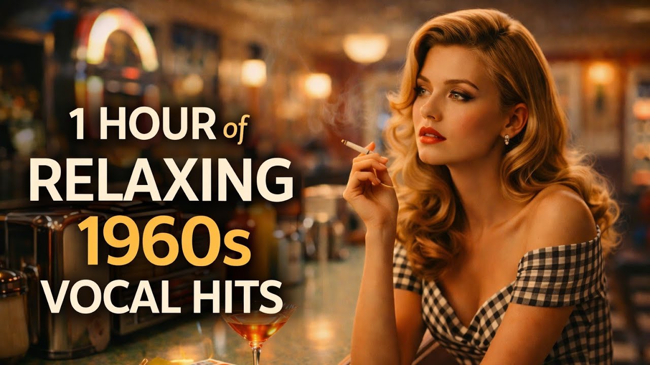 🌙1960s Chill Music 🎶 One Hour of Calm Vintage Vocal Classics