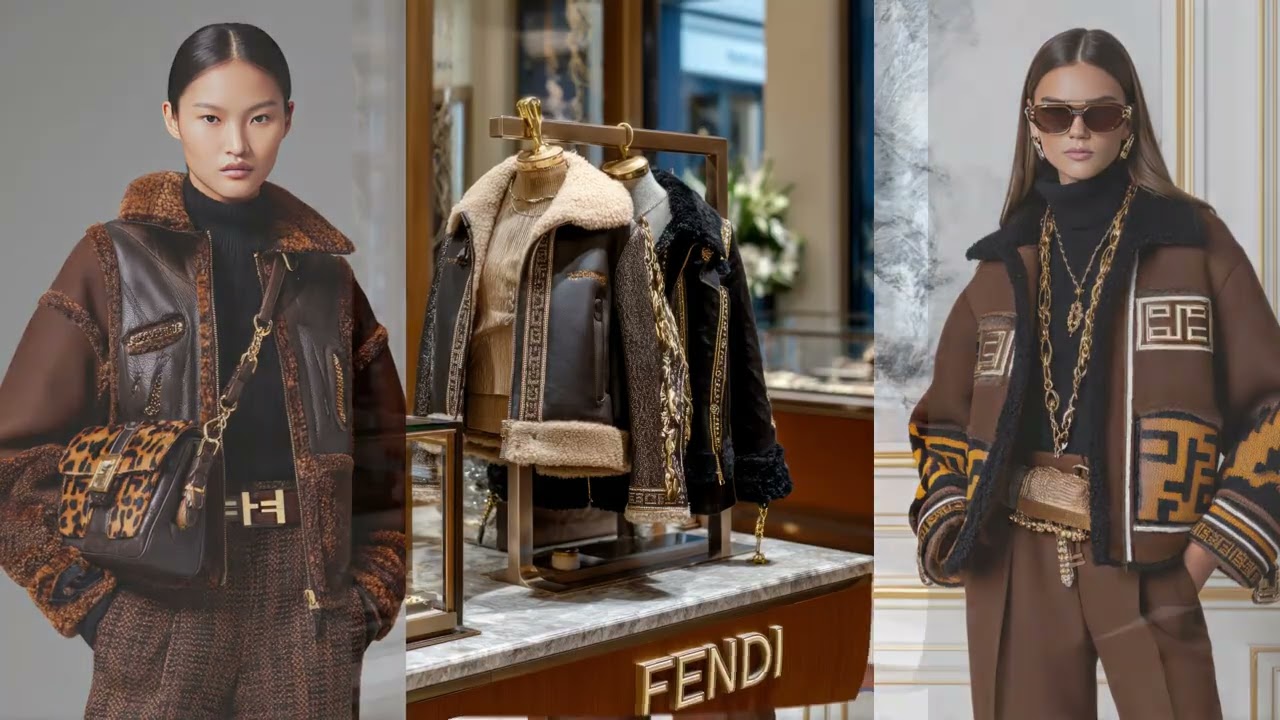 FENDI Winter Classics Luksusowe tekstury, krawiectwo i rzymski szyk