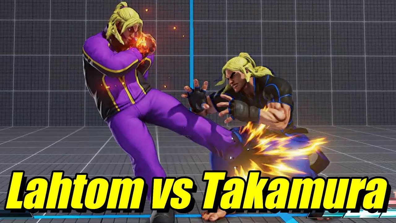 Street Fighter V: Lahtom (Ken) VS Takamura (Ken)