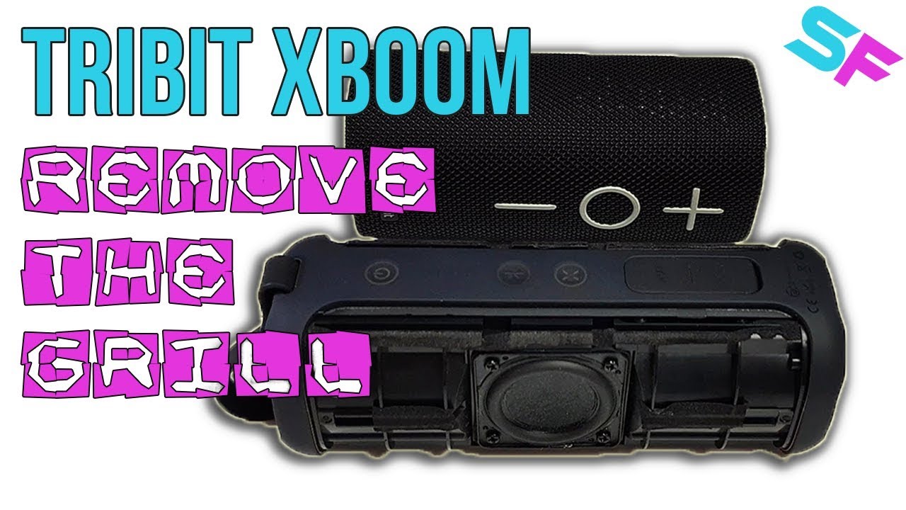 Tribit Xboom Remove The Speaker Grill - LOOK INSIDE