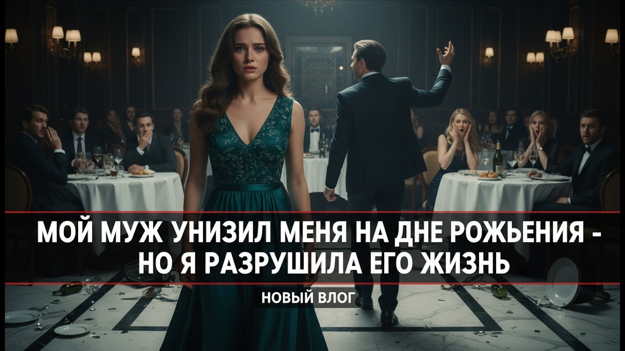 Муж унизил жену на юбилее + раскрыта его тайная афера
