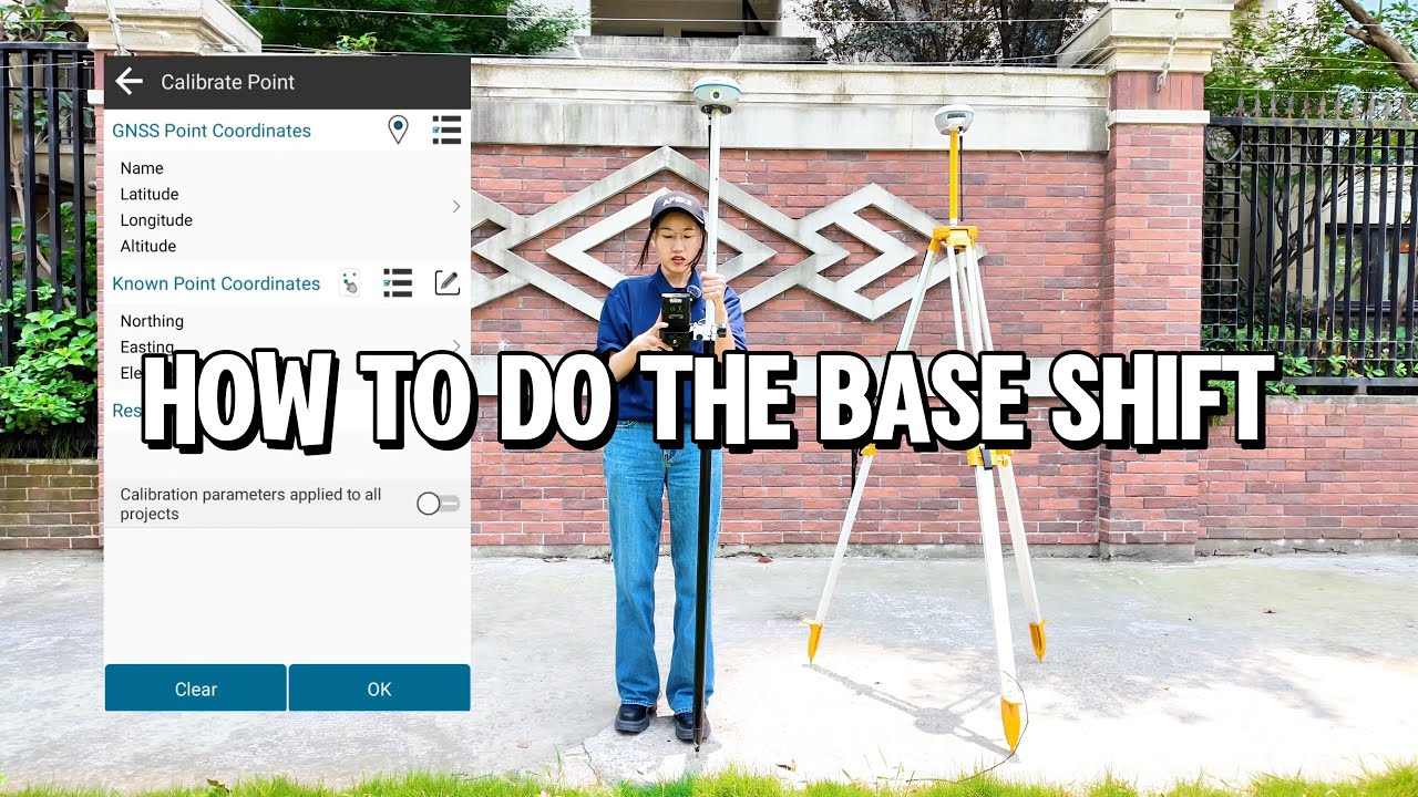 APEKS GNSS | How to do the base shift ?